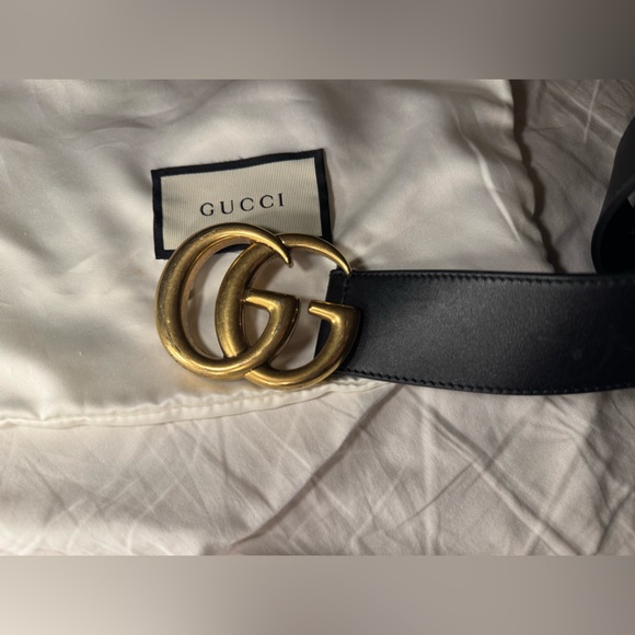 GUCCI GG MARMONT WIDE BELT - Picture 2 of 7